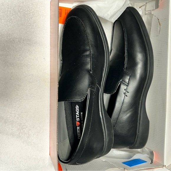Deer‎ Stags Men's Porto Black Vega Slip-On Loafers Pre Loved Size 11 - Picture 6 of 8